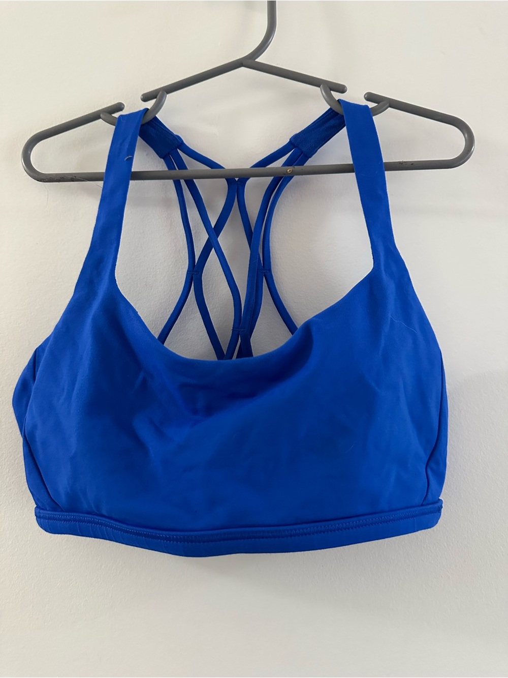 Vibrant Royal Blue Lululemon Sports Bra